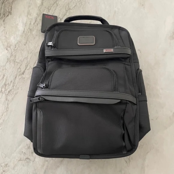 Tumi Alpha 3 Backpack Shoulder Bag Business Sports Nylon Black - Picture 1 of 10